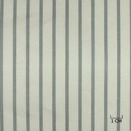 [H10414] WHITE, GREY STRIPES