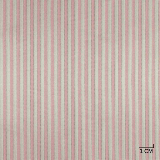 [H10418] WHITE/PINK STRIPES