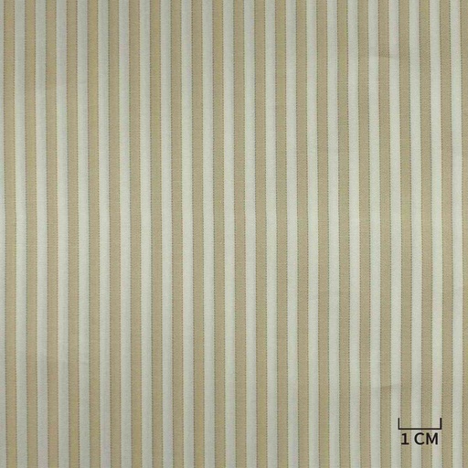 [H10420] WHITE/TAN STRIPES