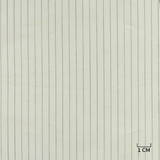 [H10428] WHITE, BROWN STRIPES