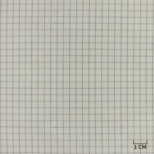 [H10442] WHITE, DARK BLUE CHECKS