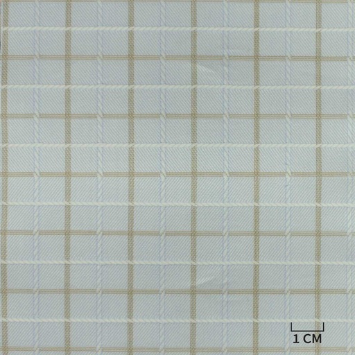 [A903] BLUE, KHAKI CHECKS