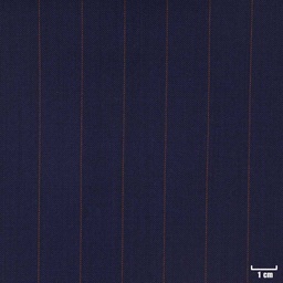 [315830] MEDIUM BLUE, BROWN STRIPES