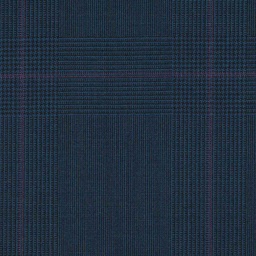 [316806] DARK BLUE, BURGUNDY CHECKS