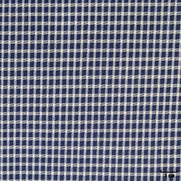 [316147] DARK BLUE, SMALL CHECKS