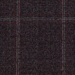[316502] BURGUNDY, GREY CHECKS