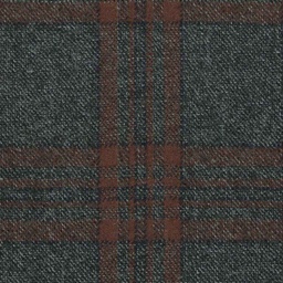 [316607] DARK GREY, BROWN CHECKS