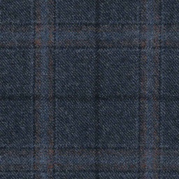 [316612] DARK BLUE, BLACK CHECKS