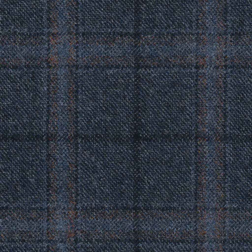 [316612] DARK BLUE, BLACK CHECKS