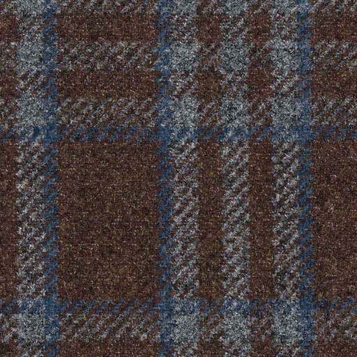 [316643] BROWN, BLUE CHECKS