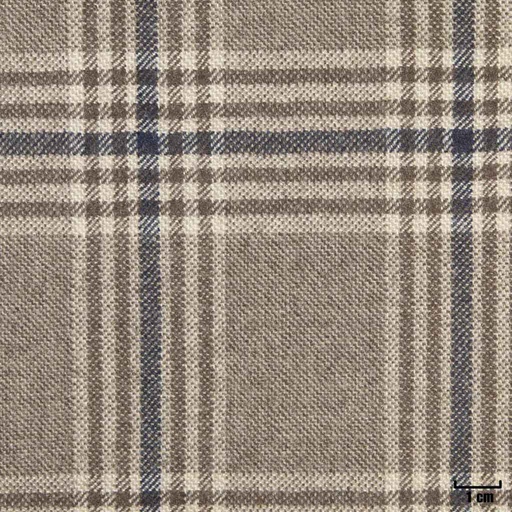 [315701] LIGHT BROWN, BLUE CHECKS