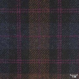 [315725] BROWN, BIG BLUE/PURPLE CHECKS