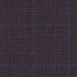 [404105] DARK GREY, BLUE CHECKS