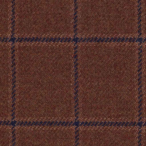 [404321] BROWN, BLUE CHECKS