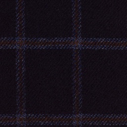 [404322] DARK BLUE, BROWN CHECKS