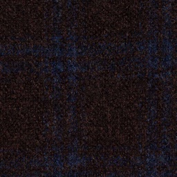 [404345] DARK BROWN, BLUE CHECKS