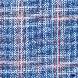 [404701] BLUE, WHITE/RED CHECKS