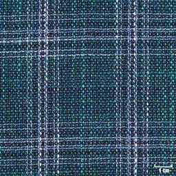 [404707] DARK GREEN, BLUE/WHITE CHECKS