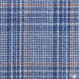 [404712] BLUE, BROWN CHECKS