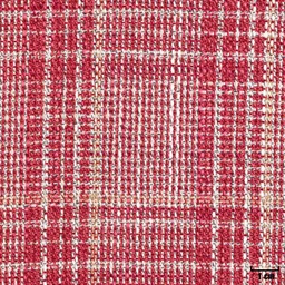 [404714] BURGUNDY, WHITE/ORANGE CHECKS