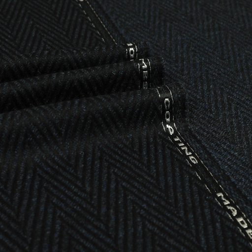 [352613] DARK BLUE, HERRINGBONE