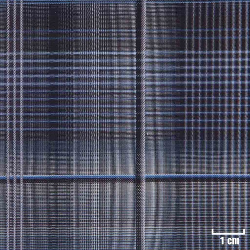 [A1229] BLUE, BIG PURPLE CHECKS