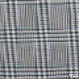 [501604] LIGHT GREY, BLUE CHECKS