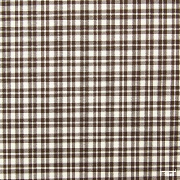 [223804] BROWN, SMALL WHITE CHECKS