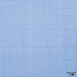 [223820] LIGHT BLUE, WHITE HOUNDSTOOTH