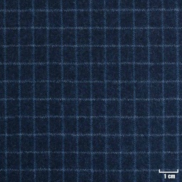 [225211] BLUE, SMALL OFF WHITE CHECKS