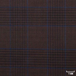 [501103] BROWN, BLUE CHECKS