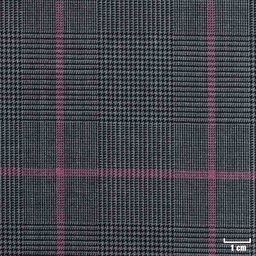 [224305] DARK GREY, RED CHECKS