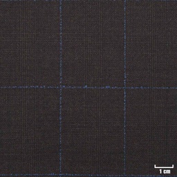 [226122] BROWN, BLUE CHECKS