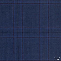 [222602] BLUE, BROWN CHECKS