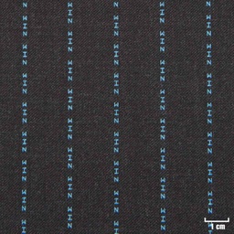 [822240] CHARCOAL, BLUE &quot;WIN&quot; STRIPES