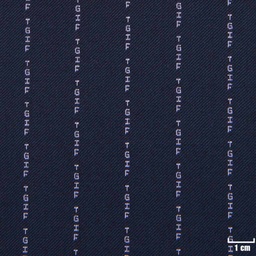 [822243] DARK BLUE, PURPLE &quot;TGIF&quot; STRIPES