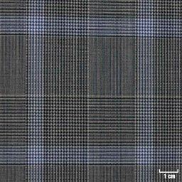[226821] GREY, BLUE CHECKS