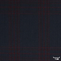 [226825] DARK BLUE, RED CHECKS