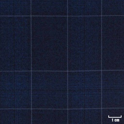 [226303] DARK BLUE, OFF WHITE CHECKS