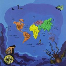 [822918] WORLD MAP PATTERN