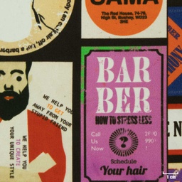 [822906] BARBER SHOP PATTERN