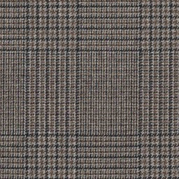 [317103] LIGHT GREY, BROWN CHECKS