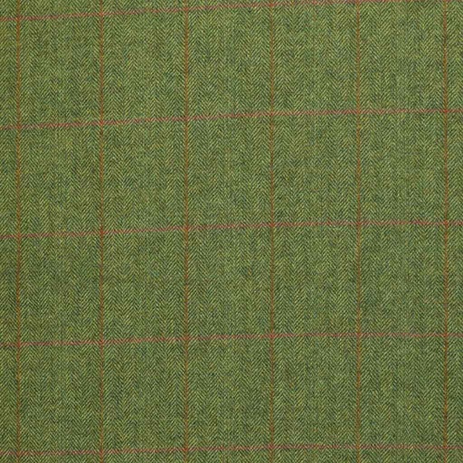 [352850] GREEN, RED/ORANGE CHECKS