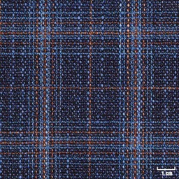 [405215] DARK BLUE, BLUE/BROWN CHECKS