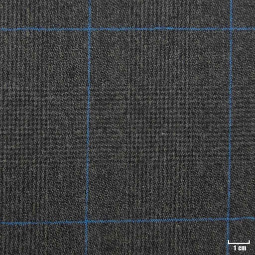 [823410] BROWN, BIG BLUE CHECKS