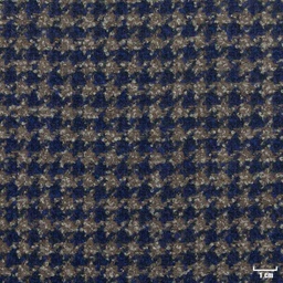 [451113] BROWN, BLUE HOUNDSTOOTH
