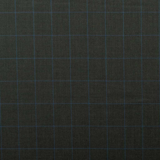 [352908] GREY, BLUE CHECKS