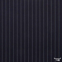 [500540] BLUE, NARROW OFF WHITE STRIPES