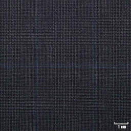 [502112] DARK GREY, BLUE CHECKS