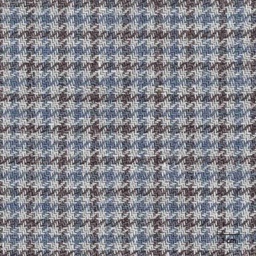 [318974] CREAM, BLUE BROWN CHECKS